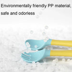 Talheres de Treino para Crianças, Colher de Silicone Flexível e Macia para Bebé, Verde