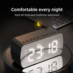 Coluna Bluetooth Portátil para Exterior Rádio Relógio Pequeno, Q5 Preto 1400mAh, Q5 Branco 1400mAh