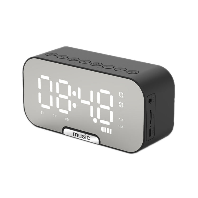 Coluna Bluetooth Portátil para Exterior Rádio Relógio Pequeno, Q5 Preto 1400mAh, Q5 Branco 1400mAh