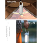 Luzes Suspensas para Camping Exterior, Iluminação para Tenda, Luzes de Ambiente, Cinzento, Branco