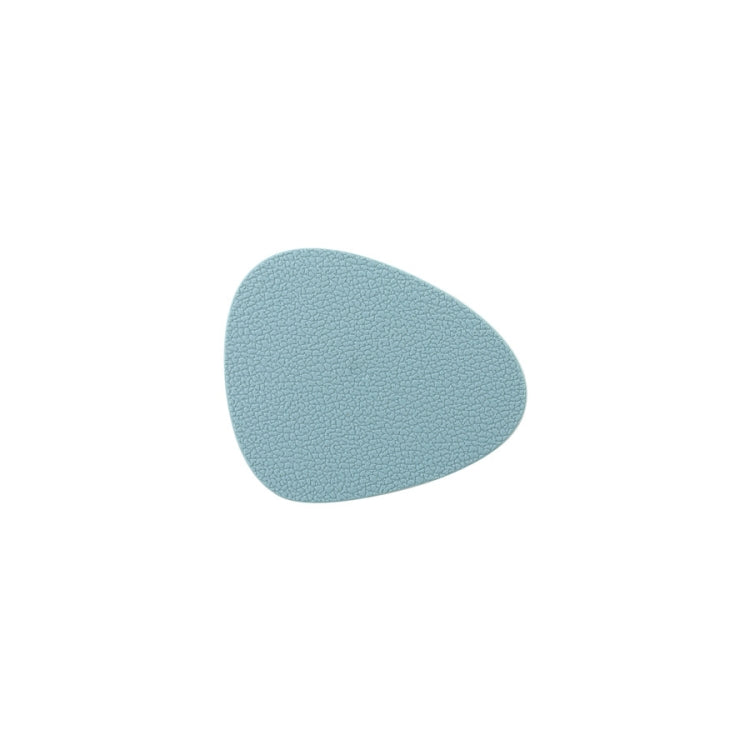 10pcs Tapete Isolante de Mesa em Silicone em Forma de Gota com Textura de Couro para Copos e Panelas, Base (Cinza), Base (Vermelho), Base (Rosa), Base (Verde), Base (Azul)