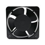 Eixo de Gabinete Elétrico com Chassis de Rolo 220V 38W 15cm, Ventoinha com Rolamento a Óleo, Ventoinha com Rolamento de Esferas Duplo