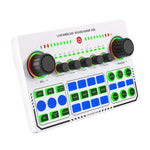 Placa de som RGB LED Bluetooth X50 com interface de porta OTG, X50