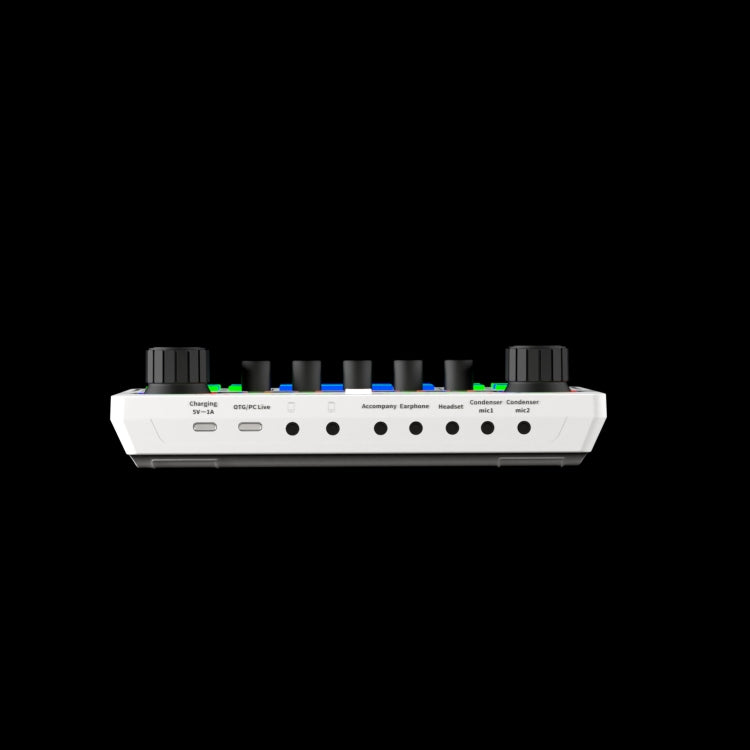 Placa de som RGB LED Bluetooth X50 com interface de porta OTG, X50