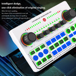 Placa de som RGB LED Bluetooth X50 com interface de porta OTG, X50
