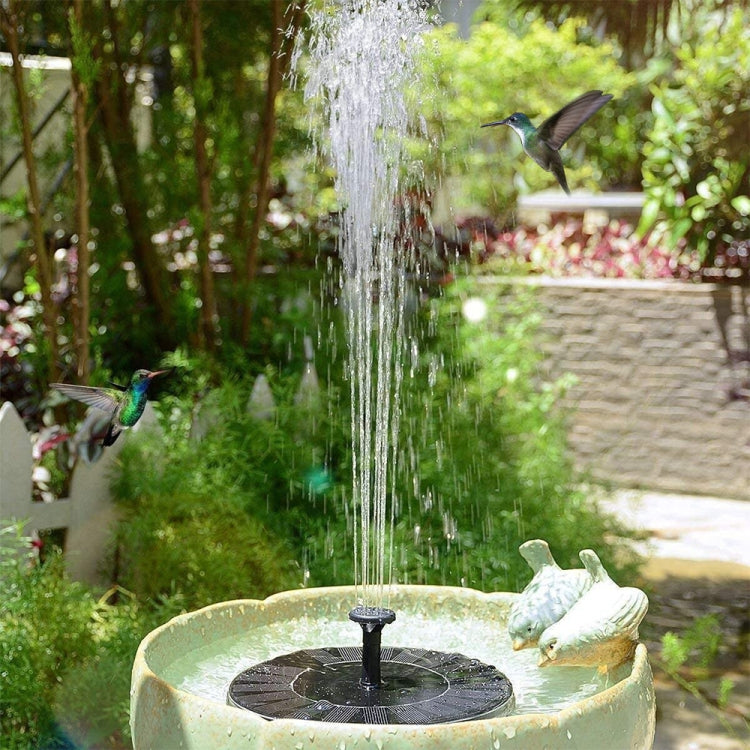 Fonte Solar de Água para Piscina Banho de Pássaros Exterior Fonte Flutuante Solar, 13cm, 16cm