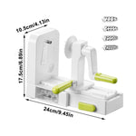 Grater Vegetable Potato Spiral Slicer Whirlwind Fruit Vegetable Spiral Machine, White