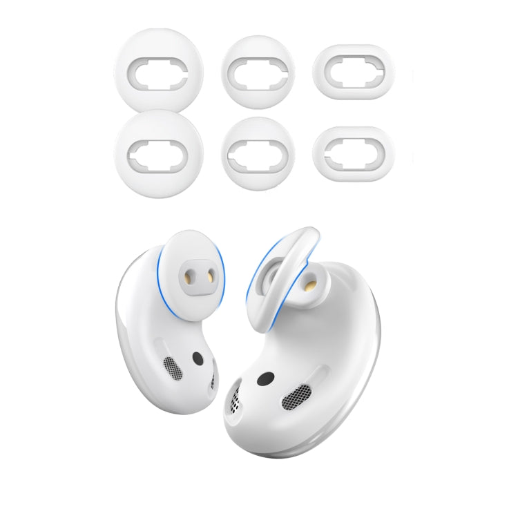Para Samsung Galaxy Buds Live AhaStyle PT132 S+M+L Ponteira de Silicone para Auricular