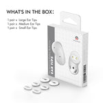 Para Samsung Galaxy Buds Live AhaStyle PT132 S+M+L Ponteira de Silicone para Auricular