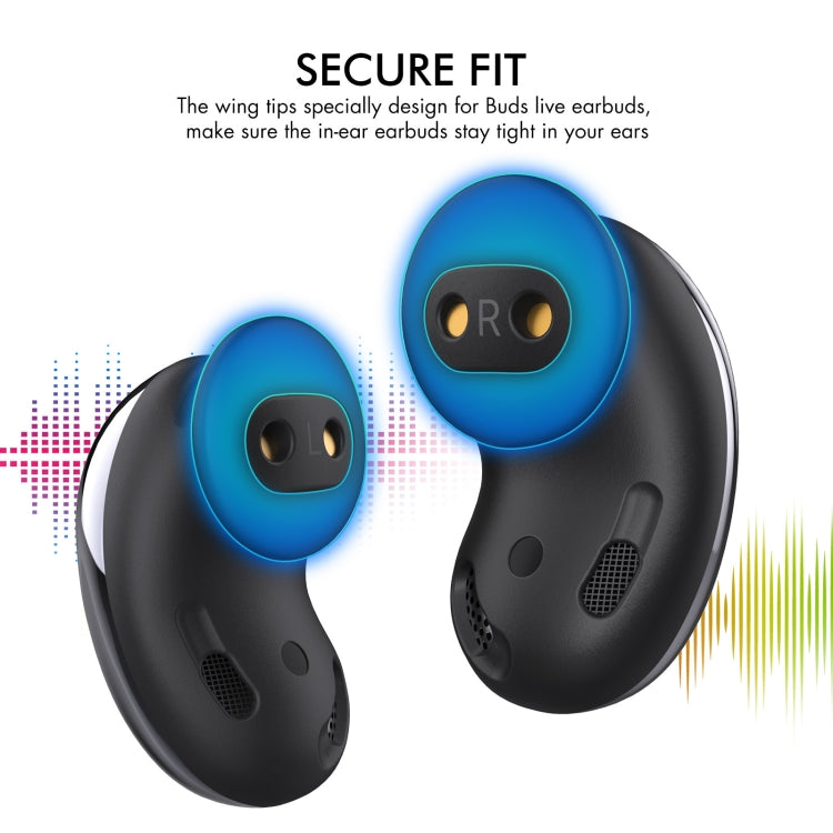 Para Samsung Galaxy Buds Live AhaStyle PT132 S+M+L Ponteira de Silicone para Auricular