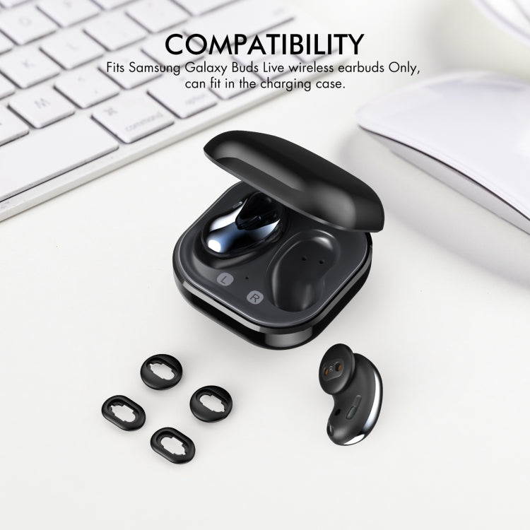 Para Samsung Galaxy Buds Live AhaStyle PT132 S+M+L Ponteira de Silicone para Auricular