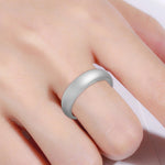 Anel de Silicone Brilhante para Casal SH100, Largura 5,7mm, Tamanhos nº 8, nº 9, nº 10