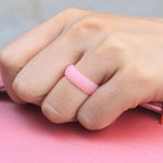 Anel de Silicone Brilhante para Casal SH100, Largura 5,7mm, Tamanhos nº 8, nº 9, nº 10