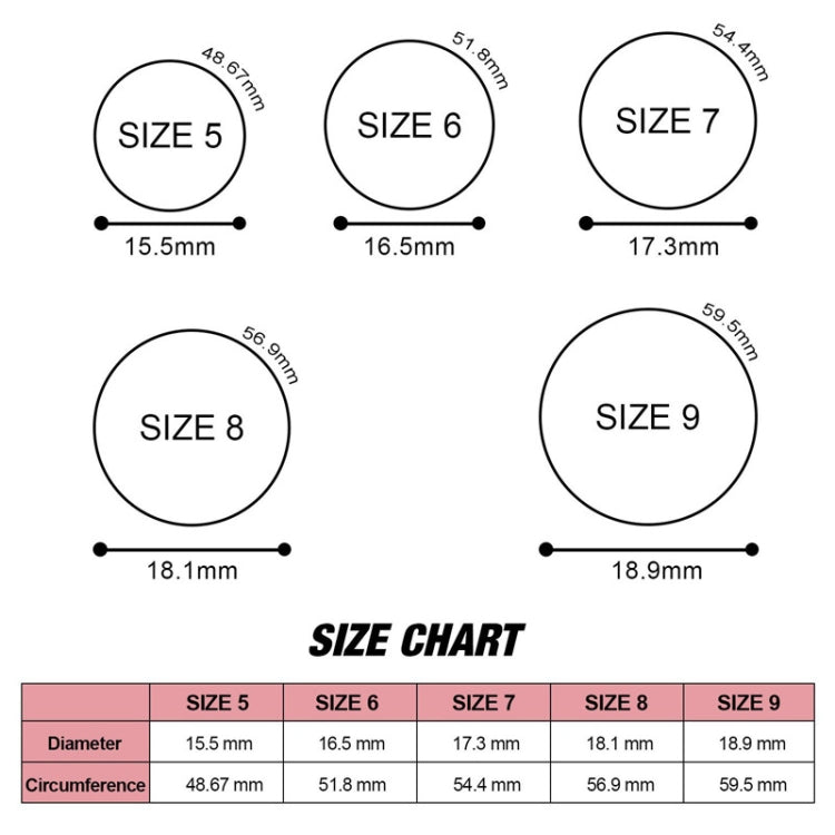 Anel de Silicone Brilhante para Casal SH100, Largura 5,7mm, Tamanhos nº 4, nº 5, nº 6, nº 7
