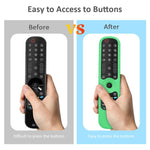 Capa de silicone para comando TV LG AN-MR21GC / AN-MR21N / AN-MR21GA, GS0020 preto, GS0020 branco, GS0020 azul luminoso, GS0020 verde luminoso