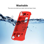 Capa Protetora de Silicone Macio para Comando de Jogo Steam Deck com 4 Tampas de Teclas, SD001 (Preto), SD001 (Vermelho), SD001 (Azul Luminoso), SD001 (Verde Luminoso)