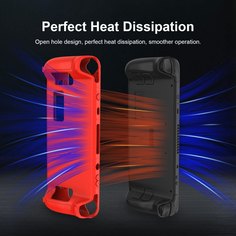 Capa Protetora de Silicone Macio para Comando de Jogo Steam Deck com 4 Tampas de Teclas, SD001 (Preto), SD001 (Vermelho), SD001 (Azul Luminoso), SD001 (Verde Luminoso)