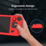 Capa Protetora de Silicone Macio para Comando de Jogo Steam Deck com 4 Tampas de Teclas, SD001 (Preto), SD001 (Vermelho), SD001 (Azul Luminoso), SD001 (Verde Luminoso)
