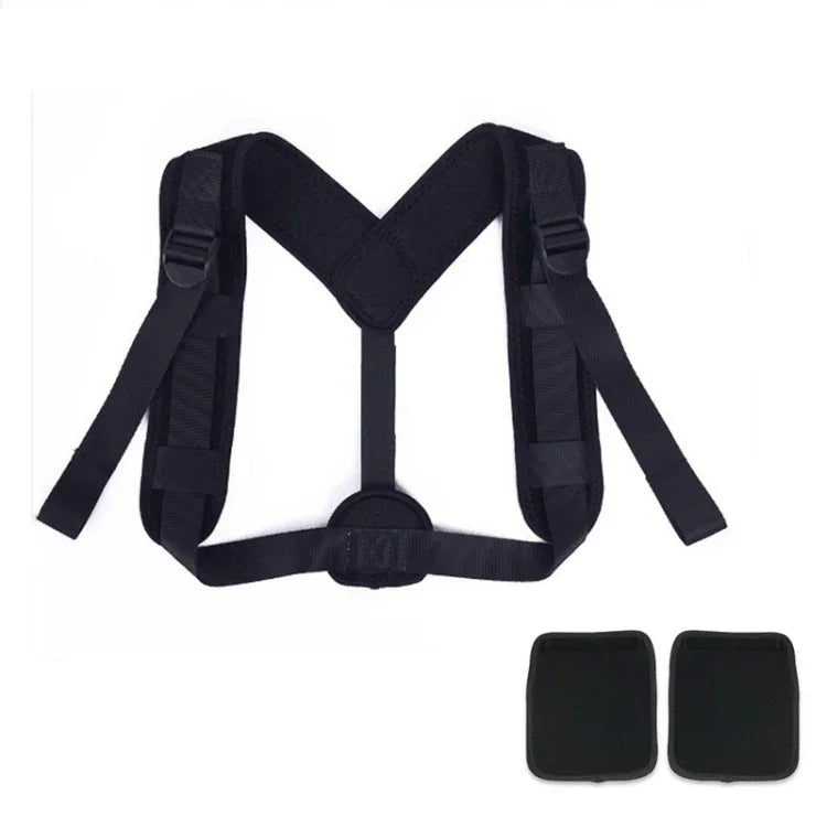 Corrector de Postura para Costas Ajustável para Melhorar Corcunda, Cinta para Mulheres e Homens, Normal, com Almofada para Ombros