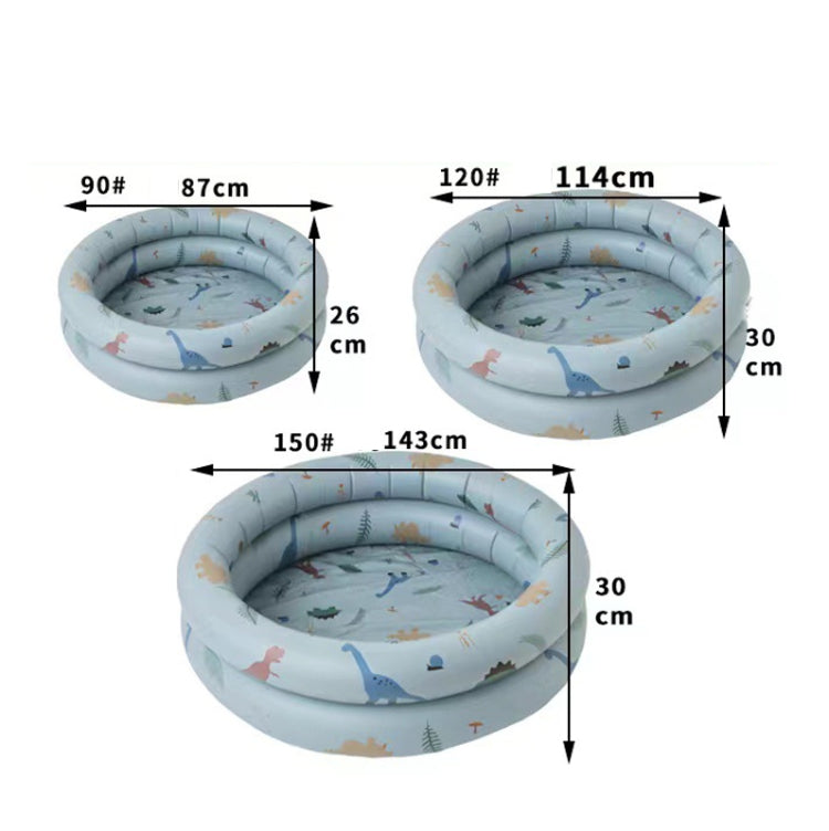 Piscina Redonda para Bebé Brinquedos de Água de Verão para Crianças Banheira Insuflável, Nº 90, Nº 120, Nº 150