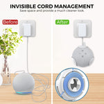 Suporte de Parede para Armazenamento de Coluna AhaStyle PT183 para Amazon Echo Dot 4/5 Branco, Para Amazon Echo Dot 4/5 Preto