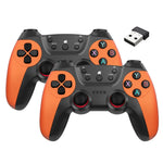 KM-029 Comando Sem Fios 2.4G Um para Dois Duplos Suporta PC / Linux / Android / TVbox, KM-029 (Laranja Vitalidade), KM-029 (Rosa), KM-029 (Amarelo Limão), KM-029 (Azul Montanha), KM-029 (Cinza Batalha), KM-029 (Prateado Elegante), KM-029 (Verde Menta)