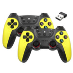 KM-029 Comando Sem Fios 2.4G Um para Dois Duplos Suporta PC / Linux / Android / TVbox, KM-029 (Laranja Vitalidade), KM-029 (Rosa), KM-029 (Amarelo Limão), KM-029 (Azul Montanha), KM-029 (Cinza Batalha), KM-029 (Prateado Elegante), KM-029 (Verde Menta)
