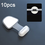 10 Unidades de Tampas de Silicone Anti-Pó para Porta de Carregamento de Telemóvel com Adesivo Posterior à Prova de Perdas, 8 Pinos, USB-C/Type-C