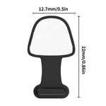 10 Unidades de Tampas de Silicone Anti-Pó para Porta de Carregamento de Telemóvel com Adesivo Posterior à Prova de Perdas, 8 Pinos, USB-C/Type-C