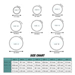 SiR013 Anel de Silicone Curvo para Desporto ao Ar Livre de 8,7mm, Nº11, Nº12, Nº13, Nº14