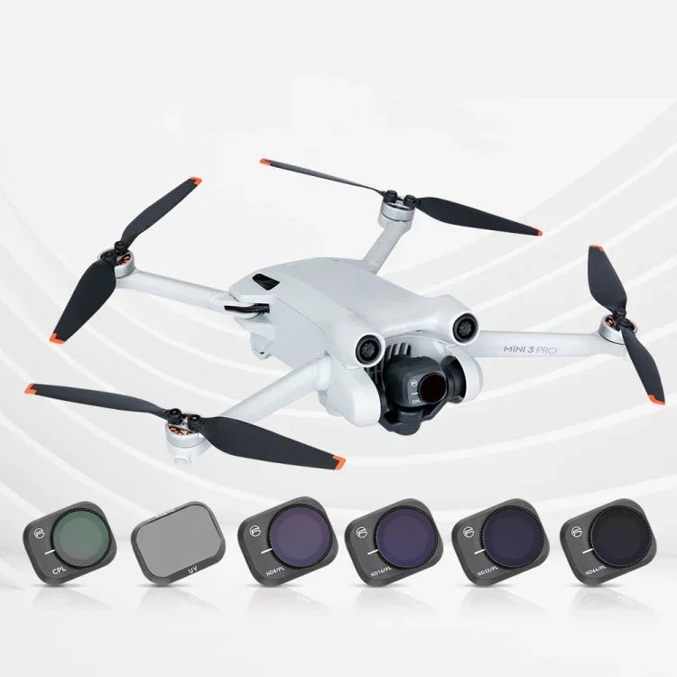 Filtros RCSTQ PL para DJI Mini 3 Pro, acessórios para drone, ND8/PL, ND16/PL, ND32/PL, ND64/PL, 4 em 1 ND/PL 8/16/32/64, 6 em 1 UV+CPL+ND/PL 8/16/32/64
