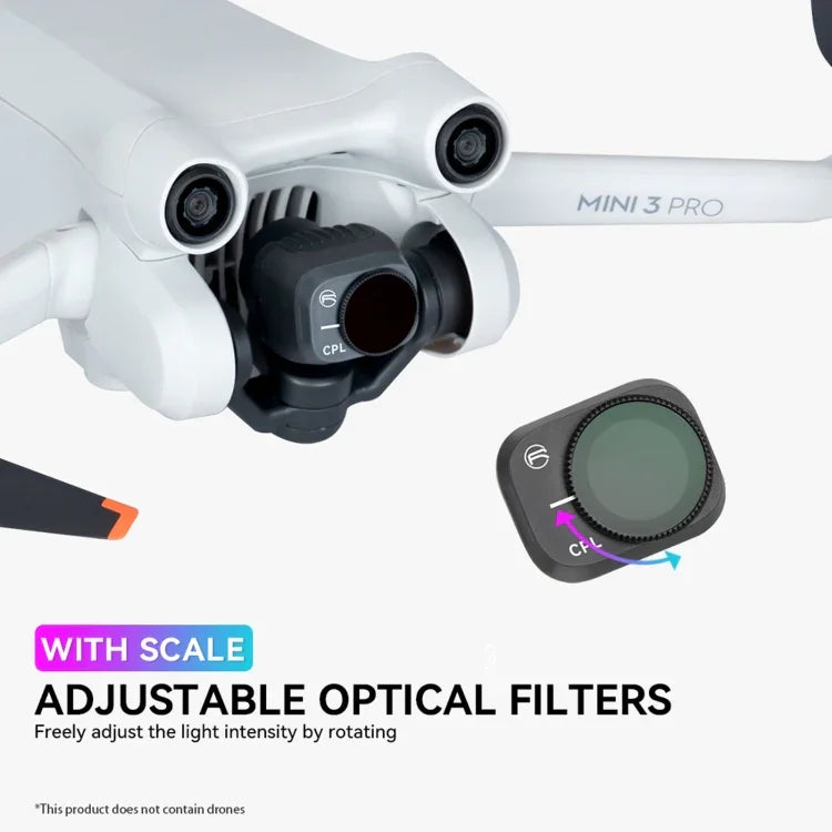 Filtros RCSTQ PL para DJI Mini 3 Pro, acessórios para drone, ND8/PL, ND16/PL, ND32/PL, ND64/PL, 4 em 1 ND/PL 8/16/32/64, 6 em 1 UV+CPL+ND/PL 8/16/32/64