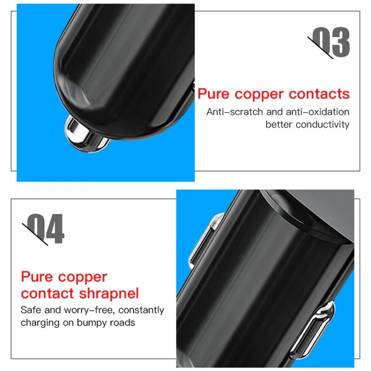 Carregador de carro 2 em 1 100W RCSTQ para DJI Mavic 3/Mini 2, para DJI Mavic 3/Mini 2