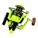 Carretel de Pesca com Fio Metálico Copo Metálico para Spinning, YUMOSHI OE2000 (Verde), YUMOSHI OE3000 (Verde), YUMOSHI OE4000 (Verde), YUMOSHI OE5000 (Verde), YUMOSHI OE6000 (Verde), YUMOSHI OE7000 (Verde)