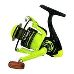 Carretel de Pesca com Fio Metálico Copo Metálico para Spinning, YUMOSHI OE2000 (Verde), YUMOSHI OE3000 (Verde), YUMOSHI OE4000 (Verde), YUMOSHI OE5000 (Verde), YUMOSHI OE6000 (Verde), YUMOSHI OE7000 (Verde)