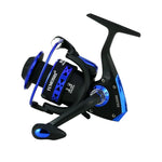 Carretel de Pesca Spinning com Bobina Metálica Forte Alta Velocidade para Pesca no Mar, YUMOSHI BK1000, YUMOSHI BK2000, YUMOSHI BK3000, YUMOSHI BK4000, YUMOSHI BK5000, YUMOSHI BK6000, YUMOSHI BK7000