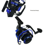 Carretel de Pesca Spinning com Bobina Metálica Forte Alta Velocidade para Pesca no Mar, YUMOSHI BK1000, YUMOSHI BK2000, YUMOSHI BK3000, YUMOSHI BK4000, YUMOSHI BK5000, YUMOSHI BK6000, YUMOSHI BK7000
