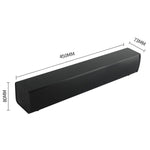 Coluna Bluetooth de secretária BT809S para jogos com luz ambiente inteligente, ligação USB para computador