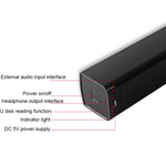 Coluna Bluetooth de secretária BT809S para jogos com luz ambiente inteligente, ligação USB para computador