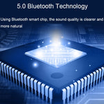 Coluna Bluetooth de secretária BT809S para jogos com luz ambiente inteligente, ligação USB para computador