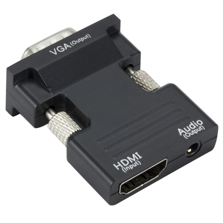 Adaptador HDMI para Projetor com Cabo de Áudio Conversor HD para Computador, HDMI para VGA, VGA para HDMI