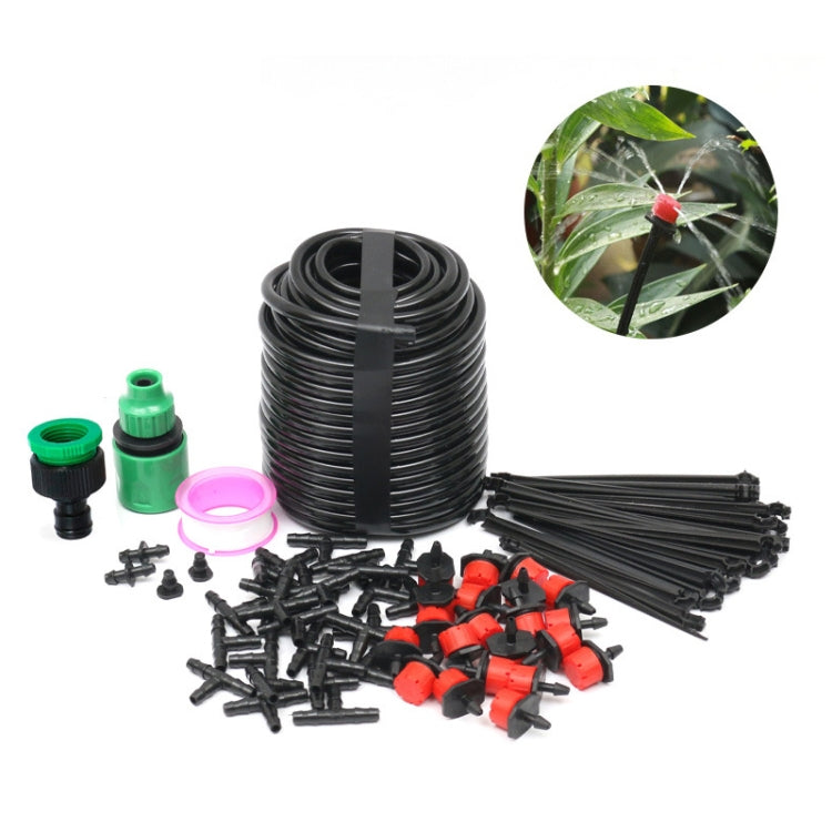 Sistema de Irrigação por Gotejamento com Mangueira Conjunto de Rega de Plantas Gotejadores Ajustáveis 360 Graus, Kit 5m, Kit 10m, Kit 15m, Kit 20m, Kit 25m