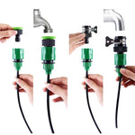 Sistema de Irrigação por Gotejamento com Mangueira Conjunto de Rega de Plantas Gotejadores Ajustáveis 360 Graus, Kit 5m, Kit 10m, Kit 15m, Kit 20m, Kit 25m