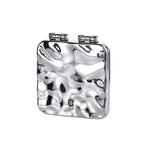 Espelho Duplo Mini Electroplatinado de Secretária para Senhoras, Espelho (Roxo), Espelho (Prateado), Espelho (Bege)