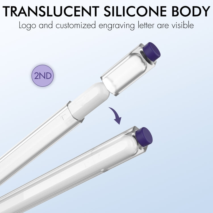 Capa Protetora de Silicone Translúcido Estilo Jelly AhaStyle PT-LC05 para Apple Pencil 2