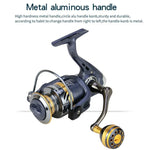 Carretel de Pesca Spinning com Alavanca Metálica Copo Metálico, YUMOSHI KS2000, YUMOSHI KS3000, YUMOSHI KS4000, YUMOSHI KS5000, YUMOSHI KS6000, YUMOSHI KS7000