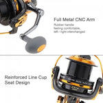 Carretel de Pesca para Lançamento de Longa Distância Vara de Pesca para Mar Sem Espaços Carretel de Spinning, TF8000, TF9000, TF10000, TF11000