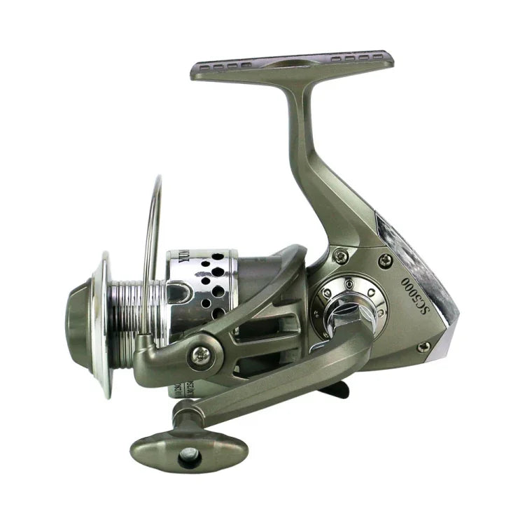 Carretel de Linha de Pesca com Cabeça Plástica Revestida Carretel de Lançamento Fiel, YUMOSHI SC1000, YUMOSHI SC2000, YUMOSHI SC3000, YUMOSHI SC4000, YUMOSHI SC5000, YUMOSHI SC6000, YUMOSHI SC7000