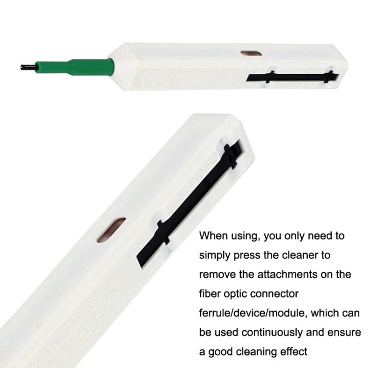 Ferramenta de Limpeza de Conexão de Fibra FC-SC/MU-2.5mm Core Cleaner, Ferramenta de Limpeza de Fibra