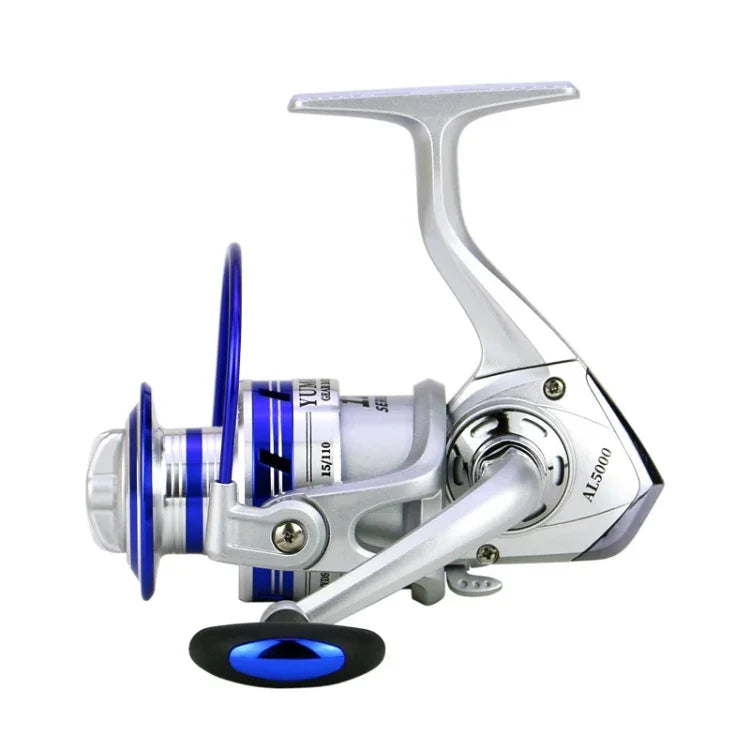 Roda de Linha de Pesca com Cabeça de Metal, YUMOSHI AL2000, YUMOSHI AL3000, YUMOSHI AL4000, YUMOSHI AL5000, YUMOSHI AL6000, YUMOSHI AL7000